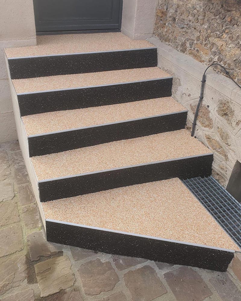 Signasols - Moquette de pierre escalier